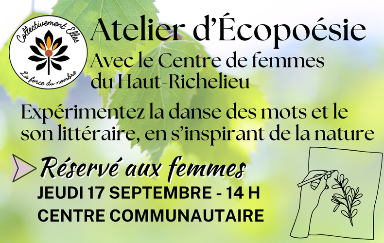 Atelier Écopoésie