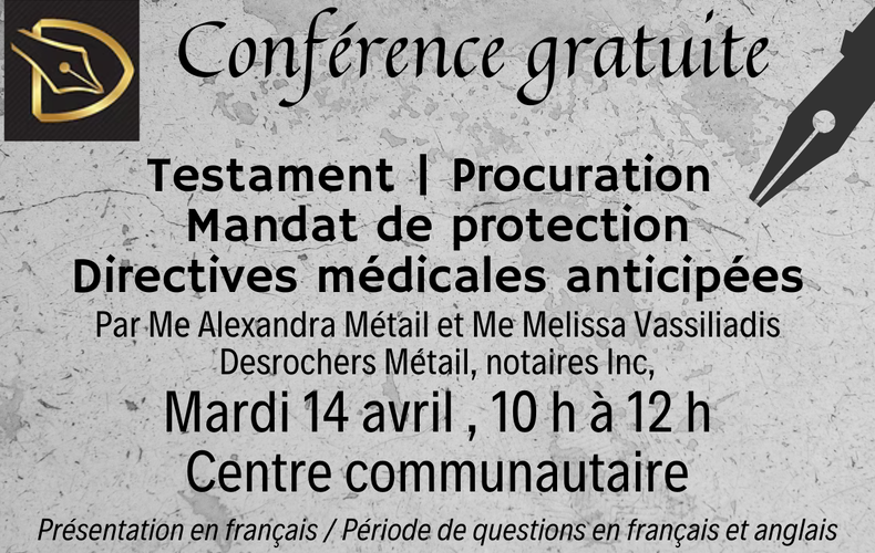 Conférence notaire