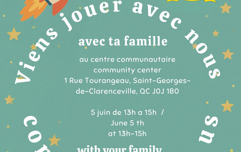 Viens jouer avec nous